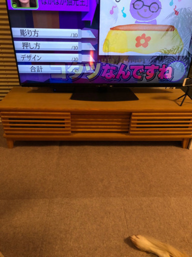 テレビボード　今週末で終了
