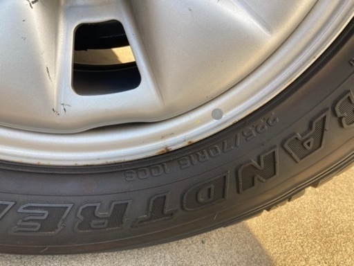 希少　トヨタ純正スチール　225/70r15  ダンロップ　タイヤ　グラントレック　ランクル　ハイラックス　ハイエース　プラド　ナロー