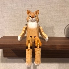 ウッドアニマルニンギョウ(トラネコ)の画像