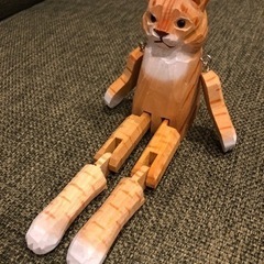 ウッドアニマルニンギョウ(トラネコ)の画像