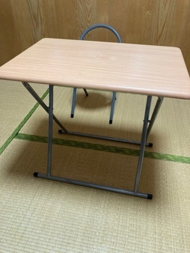 机セット！