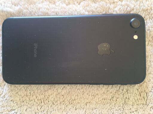iphone7 ３２GB black   バッテリー９８% SIMフリー　フロントパネル白
