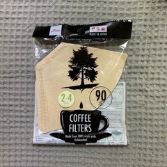 DAISO コーヒーフィルター　無漂白　90枚＊2＋おまけ5枚くらいの画像