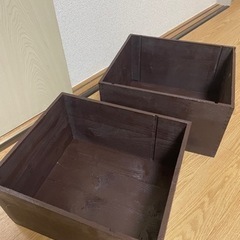 ワイン箱　差し上げます