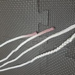 着物帯締め 白色+むくげ色*1/15までの画像