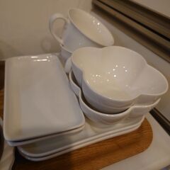 お皿　プレート　丼セットの画像