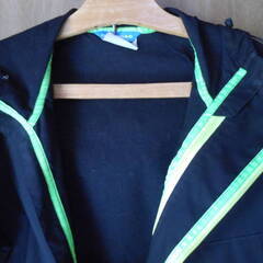 ソフトシェル　マウンテンパーカ　M　ブラックの画像