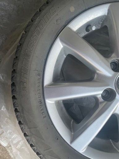 155/65R14 アルミホイール付きスタッドレスタイヤ4本セット