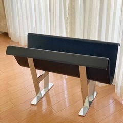 Book stand  ブラックレザー