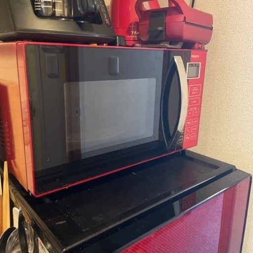 一人暮らし用電子レンジ\u0026冷蔵庫