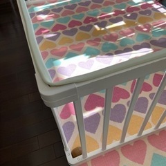 カトージ　木製ベビーサークル　ホワイトの画像