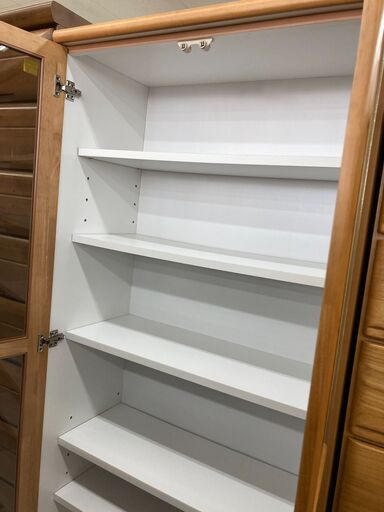 食器棚　2枚扉　ﾅﾁｭﾗﾙ