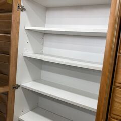食器棚　2枚扉　ﾅﾁｭﾗﾙ