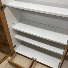 食器棚　2枚扉　ﾅﾁｭﾗﾙ