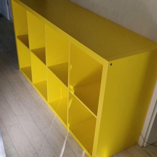 IKEA　KALLAX　黄色