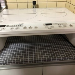 【受渡し決定済み】IHクッキングヒーター（2口）の画像
