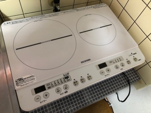 【受渡し決定済み】IHクッキングヒーター（2口）