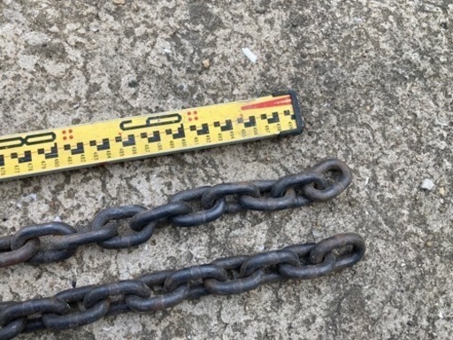 石吊りチェーン　3t 吊り　5m  2セット　中古品