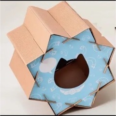 【未使用/取りに来てくださる方限定】ダンボールハウス 猫