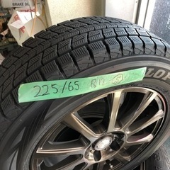 CX-5等　225/65R17 ダンロップ　スタッドレスタイヤ　スノータイヤ　ホイール　の画像