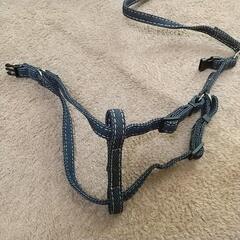 犬・猫ハーネス 紺・赤の画像