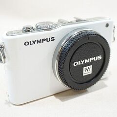 【苫小牧Banana】OLYMPUS/オリンパス OLYMPUS PEN Lite E-PL3 ミラーレス一眼カメラ ダブルズームキット 元箱付き♪