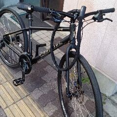KONA DEWEY[コナ デューイ]700c Wディスク搭載のクロスバイク アルミ/24speed/ブラックの画像