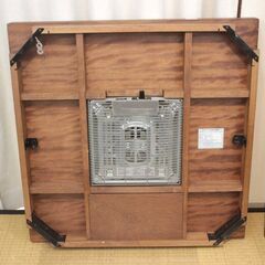 家具調こたつ✨正方形✨75cm×75cm✨高さ37cm✨動作確認済み✨中古品【こちらは店舗です。浜村鹿野温泉ICから3分 買取本舗 宮本リサイクル 営業時間9～19時 定休日水曜のみ←連絡できませんm(_ _)m】 G138の画像