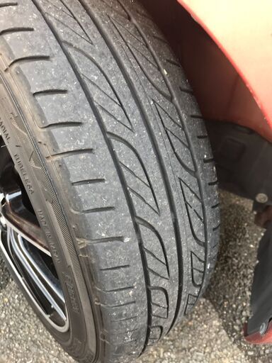 ★ダイハツ軽乗用車に！ツライチ15インチアルミホイール（やや引っ張り気味中古タイヤ付き）・無傷！