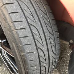 ★ダイハツ軽乗用車に！ツライチ15インチアルミホイール（やや引っ張り気味中古タイヤ付き）・無傷！の画像