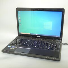 新品高速SSD webカメラ搭載 ノートパソコン 15.6型 東芝 TX/98MBL 中古美品 Core i7 4コア 4GB Blu-ray 無線 Wi-Fi Windows10 Office
