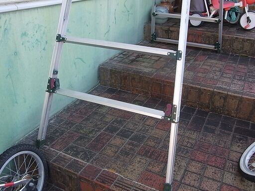 ピカ 四脚アジャスト式 アルミ 脚立 KS-300A　伸縮脚 10尺：2.69～3.00m