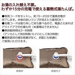 充電式湯たんぽ エコタンポ ECO アウトドア 冬キャンプ 女子キャンプ ギフト カイロ オシャレキャンプ ペット 5050WORKSHOPの画像