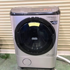 [美品]2020年製 日立 ドラム式洗濯乾燥機 BD-NX120EL形
