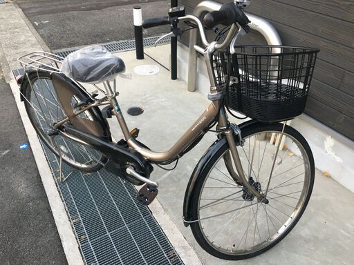 地域限定送料無料　パス　ナチュラ　12,3AH　ゴールド　神戸市　電動自転車 地域限定送料無料 バッテリー新品 ヤマハ パス ナチュラ 新基準