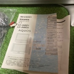 シャープ液晶テレビ　lc-26bd1 カラーテレビ　動作確認済みの画像