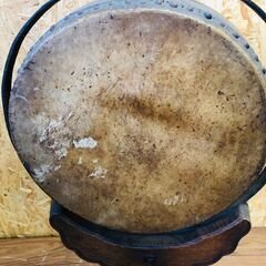 アンティーク 太鼓 レトロ 和楽器 和太鼓の画像