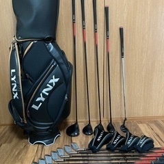 【美品】Lynx Black cat RG　メンズゴルフセット