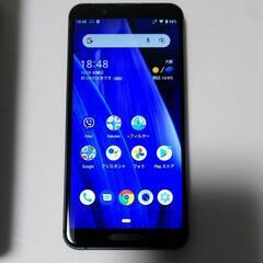 AQUOS sense3 lite ブラック SIMフリー スマートフォン 携帯電話の画像