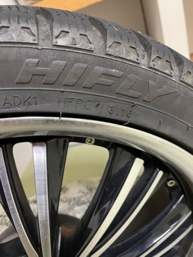 4本セットホイール付きスタッドレス18インチ 2016年製 225 40 18インチ