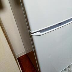 冷蔵庫　ハイアールJR-N85C　85L 冷凍庫25L,冷蔵庫60L2ドア　2019年12月購入の画像