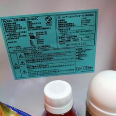 冷蔵庫　ハイアールJR-N85C　85L 冷凍庫25L,冷蔵庫60L2ドア　2019年12月購入の画像