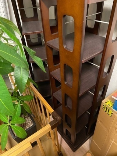コミックラック　回転式本棚