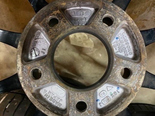 ADVAN RS-D 114.3-5H 8.5J+51 18inch 4本　アドバンレーシング