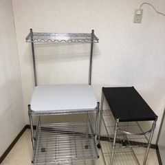 レンジ台　キッチンワゴン