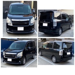 トヨタノア🌏車検2年🌏ナビ、TV、ETC、サンルーフ🌏パワースライドドア、プッシュスタート🌏純正アルミ、エアロ🌏の画像