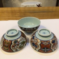 受渡し予定者の方、ほぼ決まりました。お茶碗3個セットの画像