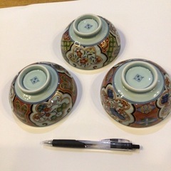 受渡し予定者の方、ほぼ決まりました。お茶碗3個セットの画像