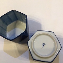 6角形の器ペアセットの画像