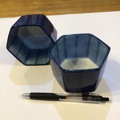 6角形の器ペアセットの画像